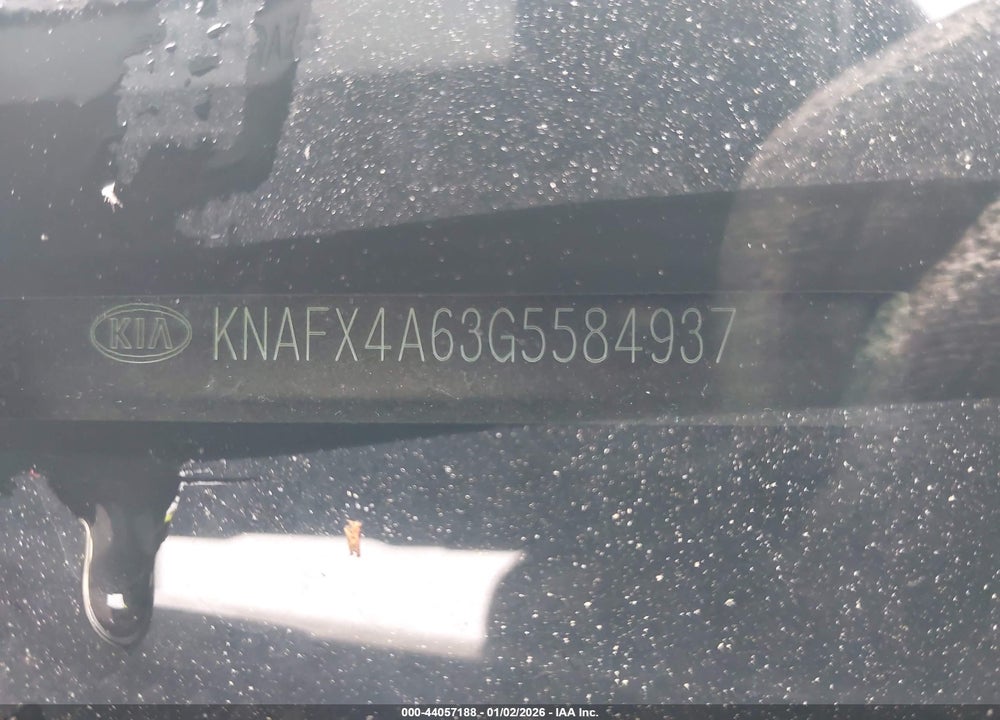 2016 KIA FORTE LX VIN: KNAFX4A63G5584937