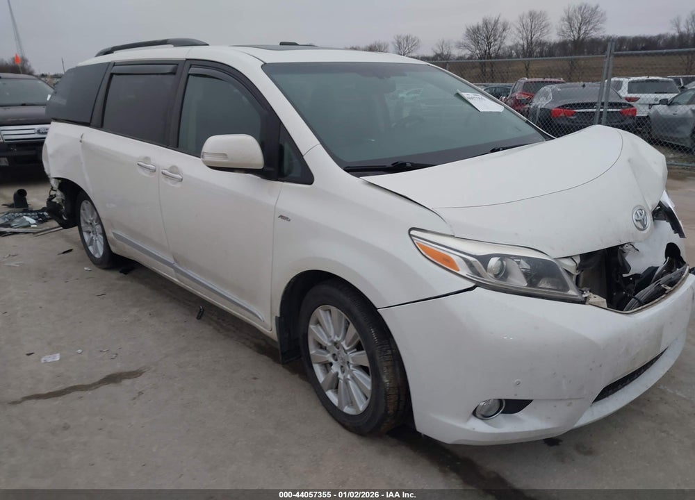 2017 TOYOTA SIENNA LIMITED PREMIUM 7 PASSENGER VIN: 5TDDZ3DC3HS161688