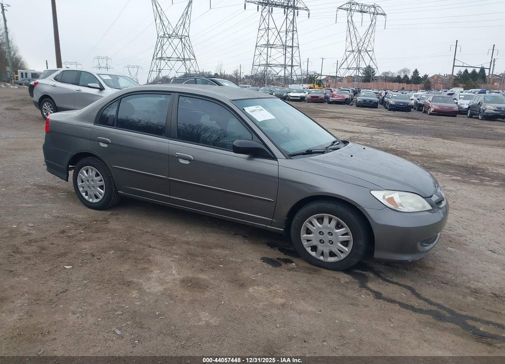 2005 HONDA CIVIC LX VIN: 2HGES165X5H625566