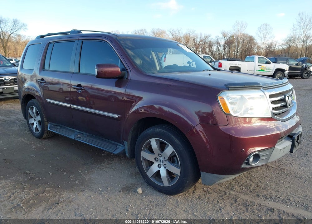 2012 HONDA PILOT TOURING VIN: 5FNYF4H90CB075086