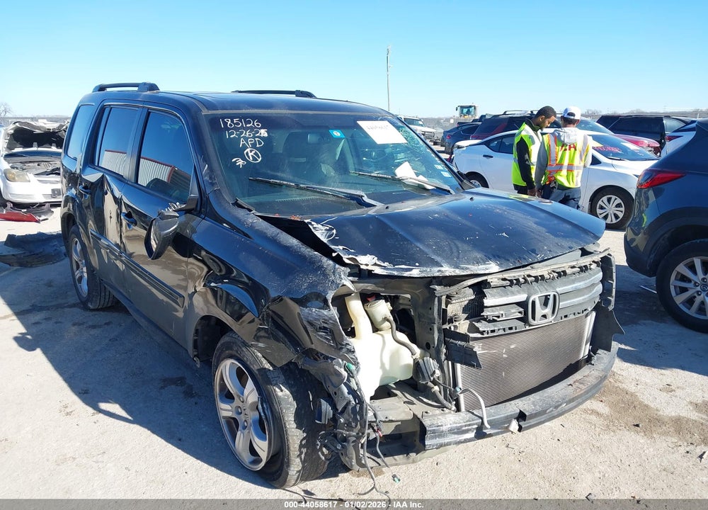2013 HONDA PILOT EX-L VIN: 5FNYF3H54DB033562