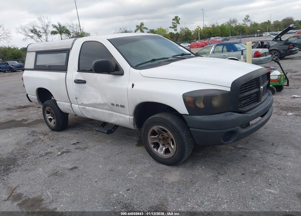 2008 DODGE RAM 1500 ST/SXT VIN: 1D7HA16K38J209341