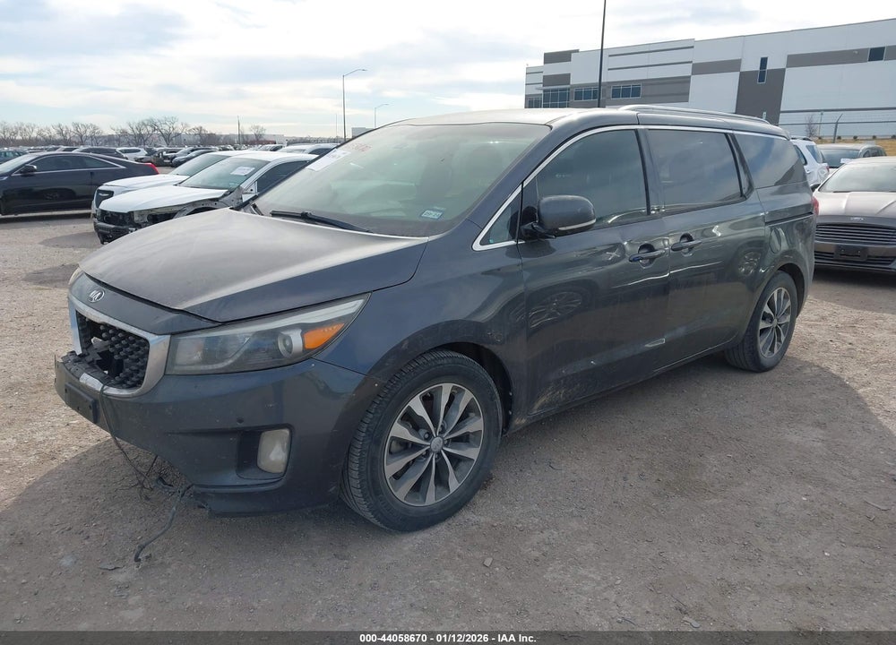 2017 KIA SEDONA SX VIN: KNDMC5C19H6318833