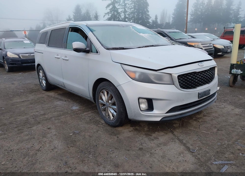 2016 KIA SEDONA EX VIN: KNDMC5C16G6138904