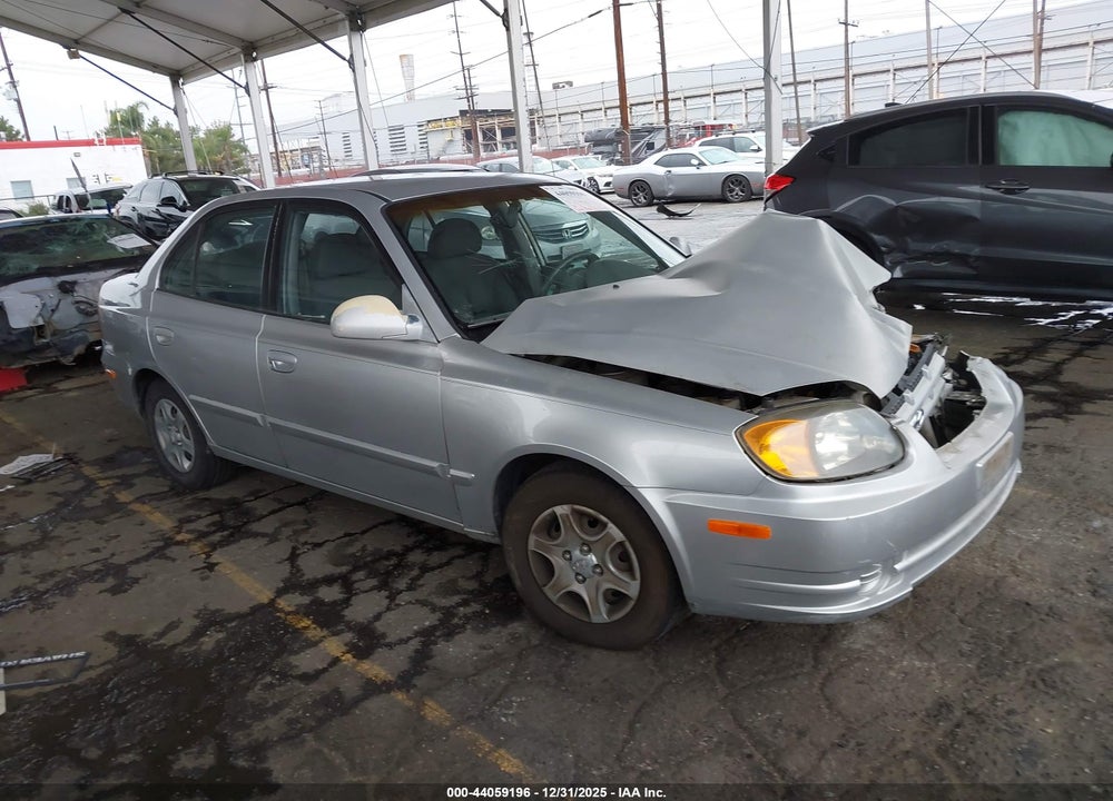 2004 HYUNDAI ACCENT GL VIN: KMHCG45CX4U534507