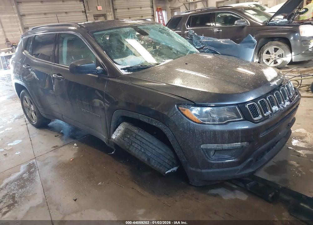 2019 JEEP COMPASS LATITUDE FWD VIN: 3C4NJCBB7KT726561
