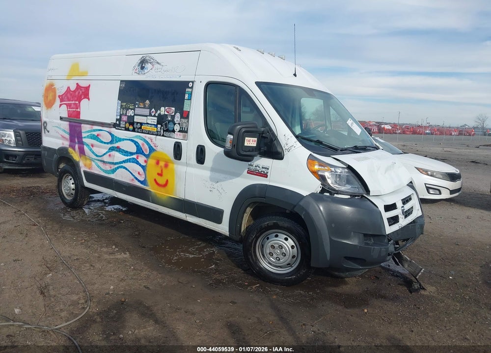 2017 RAM PROMASTER 2500 HIGH ROOF 159 WB VIN: 3C6TRVDG2HE518533