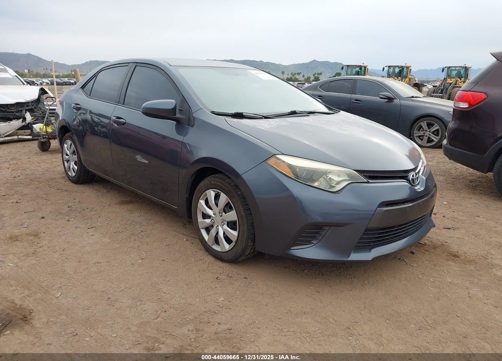2015 TOYOTA COROLLA LE VIN: 5YFBURHE2FP267320
