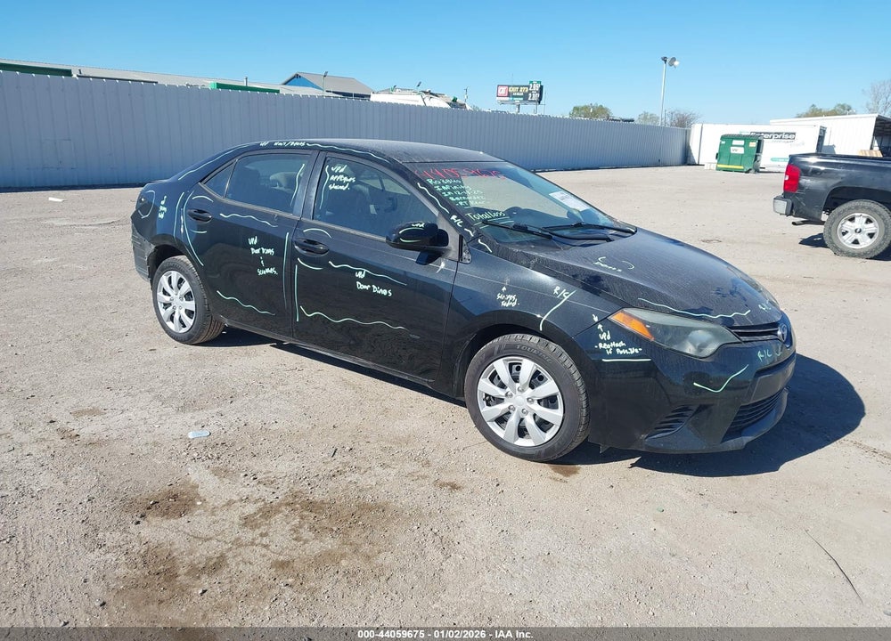 2016 TOYOTA COROLLA LE VIN: 5YFBURHE0GP439989