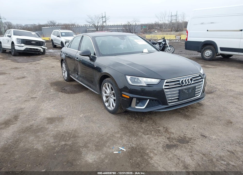2019 AUDI A4 45 PREMIUM VIN: WAUDNAF45KA050938