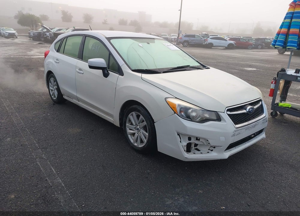 2015 SUBARU IMPREZA 2.0I PREMIUM VIN: JF1GPAC62F8299426