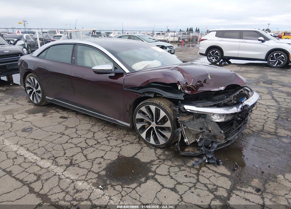 2022 LUCID AIR GRAND TOURING VIN: 50EA1GBA0NA001498