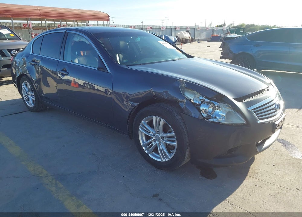 2012 INFINITI G25 JOURNEY VIN: JN1DV6AP7CM812610