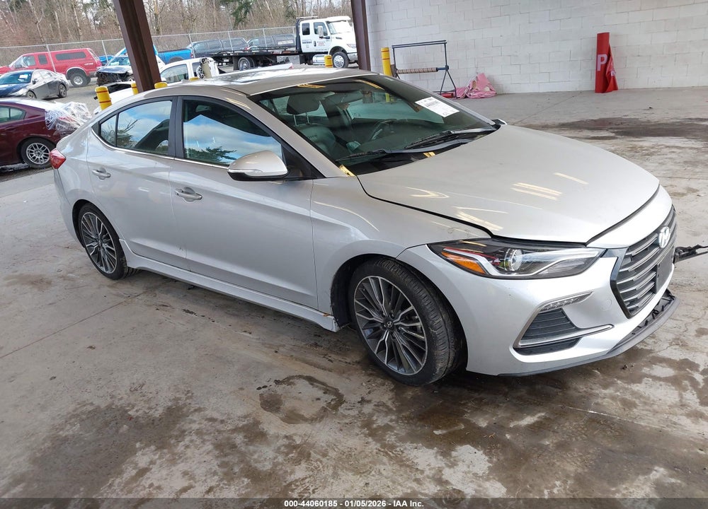 2018 HYUNDAI ELANTRA SPORT VIN: KMHD04LB9JU589187
