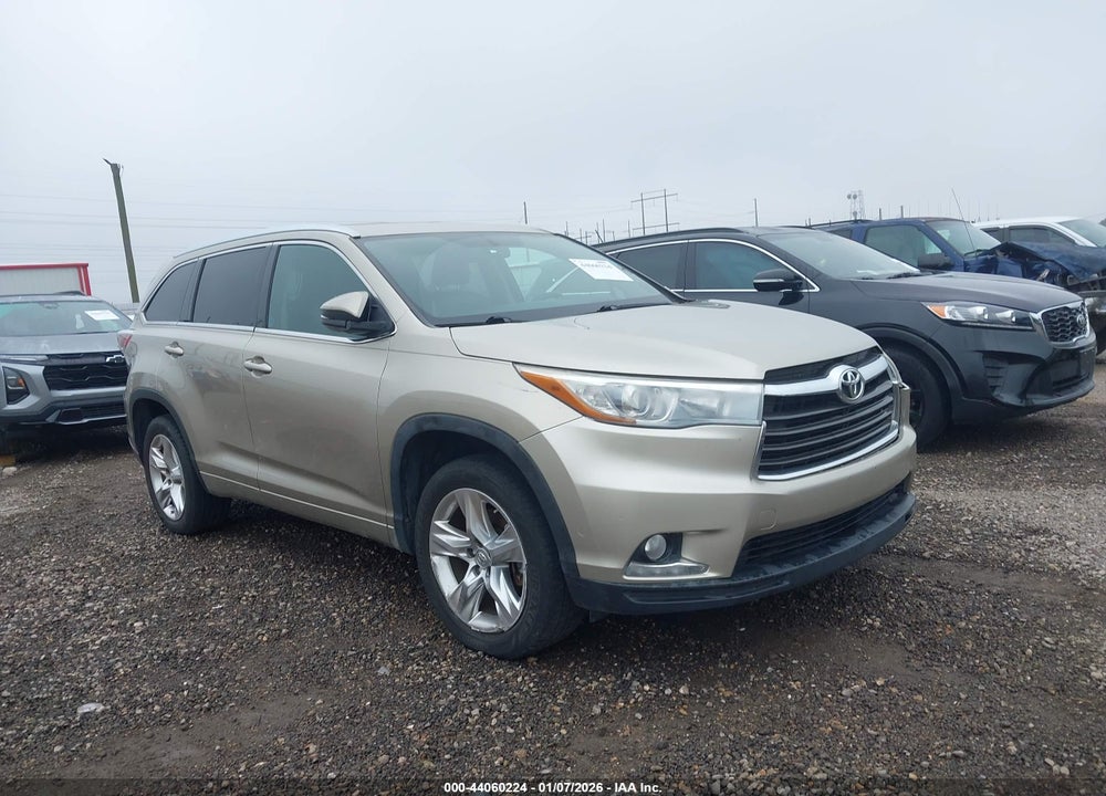 2014 TOYOTA HIGHLANDER LIMITED V6 VIN: 5TDYKRFH9ES006575