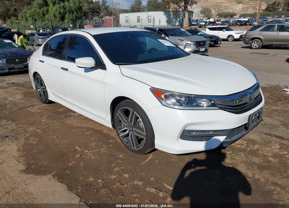 2017 HONDA ACCORD SPORT VIN: 1HGCR2F6XHA218089