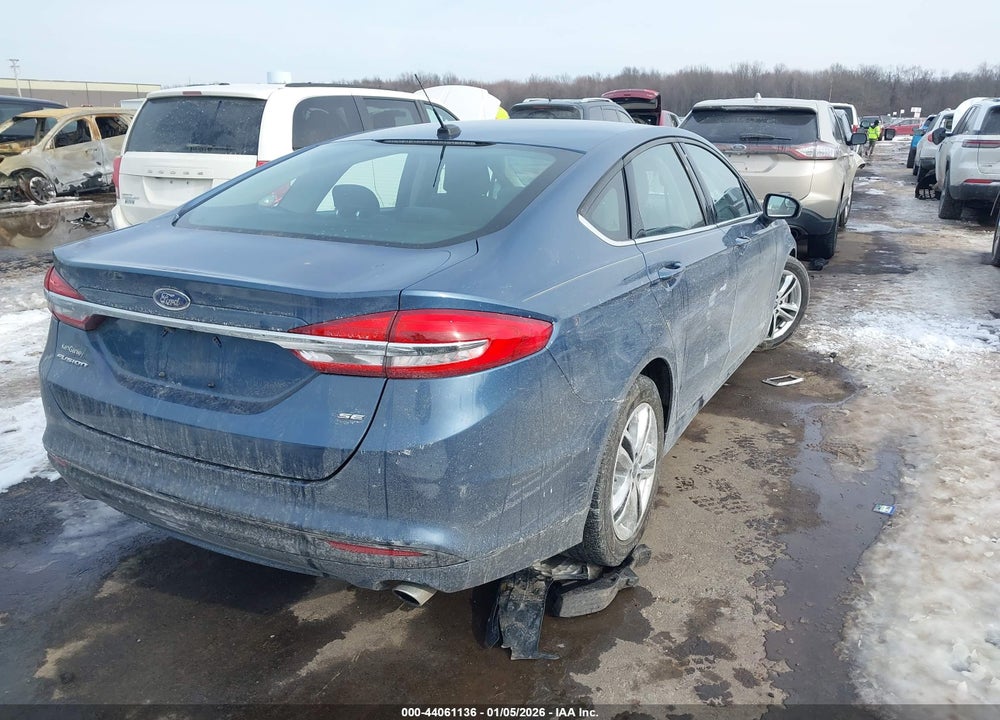 2018 FORD FUSION SE VIN: 3FA6P0H72JR184890