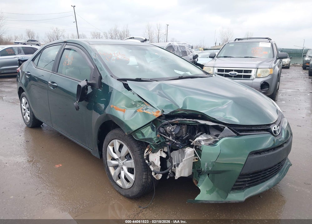 2014 TOYOTA COROLLA LE VIN: 2T1BURHE5EC039536