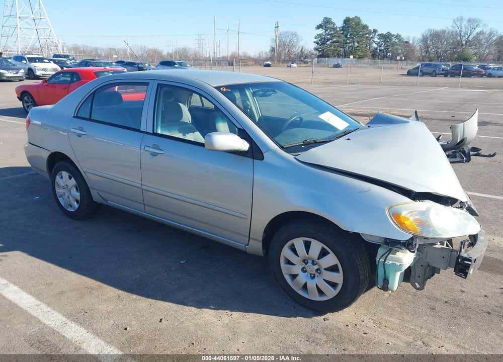 2004 TOYOTA COROLLA LE VIN: 2T1BR32E44C318188