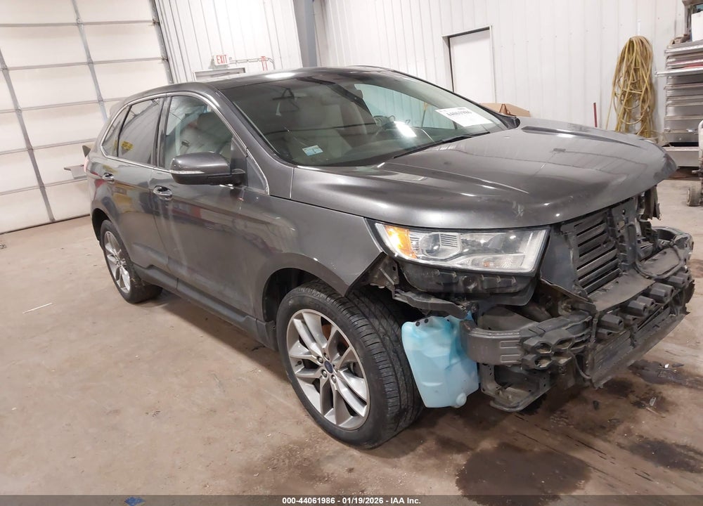 2015 FORD EDGE TITANIUM VIN: 2FMTK4K9XFBC07590