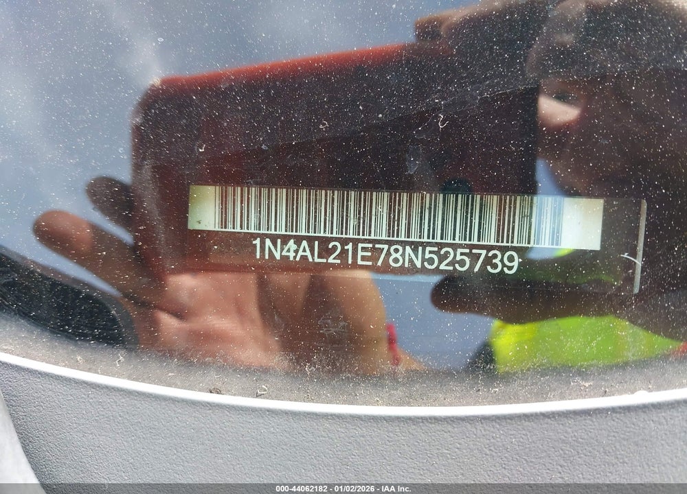 2008 NISSAN ALTIMA 2.5 S VIN: 1N4AL21E78N525739