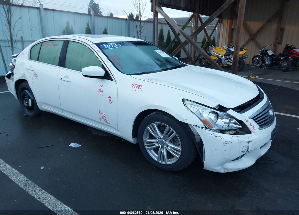 2013 INFINITI G37X VIN: JN1CV6AR6DM760899