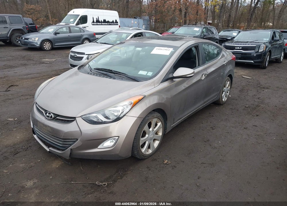 2011 HYUNDAI ELANTRA LIMITED VIN: 5NPDH4AE9BH050008