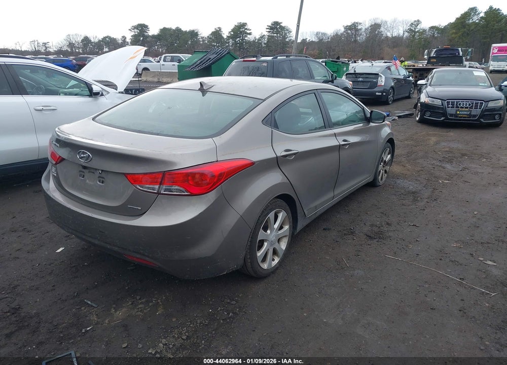 2011 HYUNDAI ELANTRA LIMITED VIN: 5NPDH4AE9BH050008