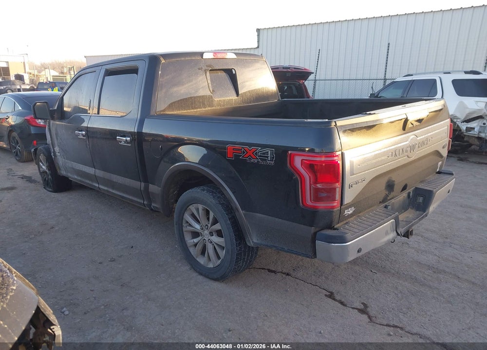 2015 FORD F-150 KING RANCH VIN: 1FTEW1EG5FFA10304
