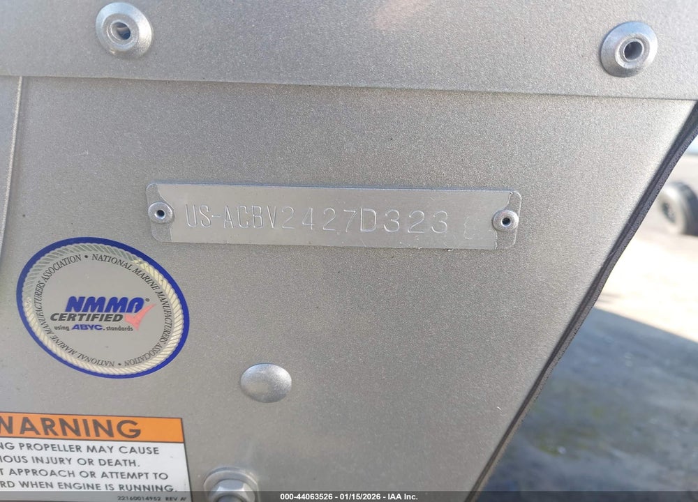 2023 ALUMACRAFT OTHER VIN: 00000ACBV2427D323