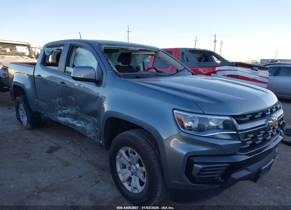 2022 CHEVROLET COLORADO 4WD  SHORT BOX LT VIN: 1GCGTCENXN1285920