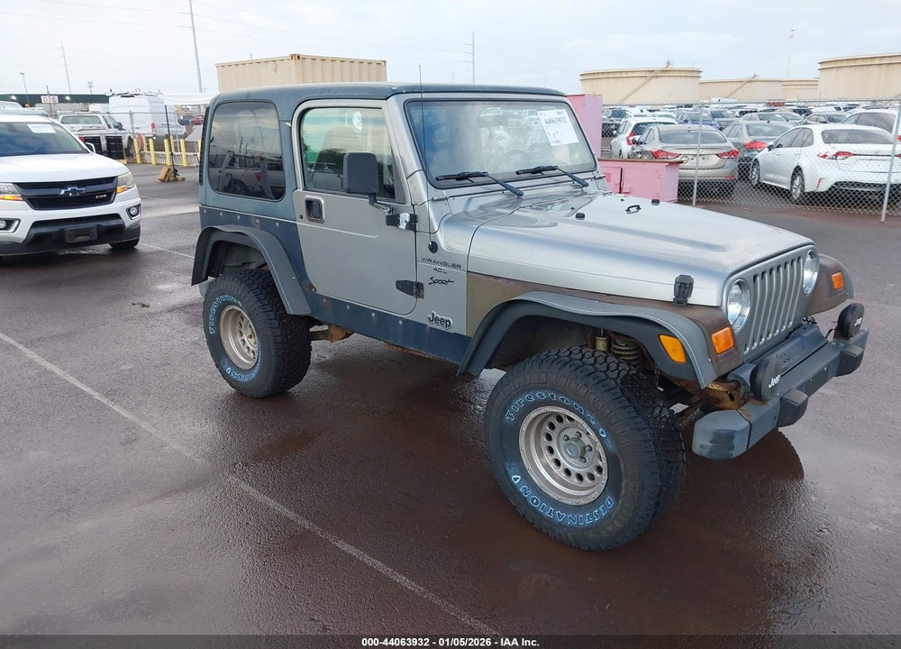 2000 JEEP WRANGLER SPORT VIN: 1J4FA49S8YP712403