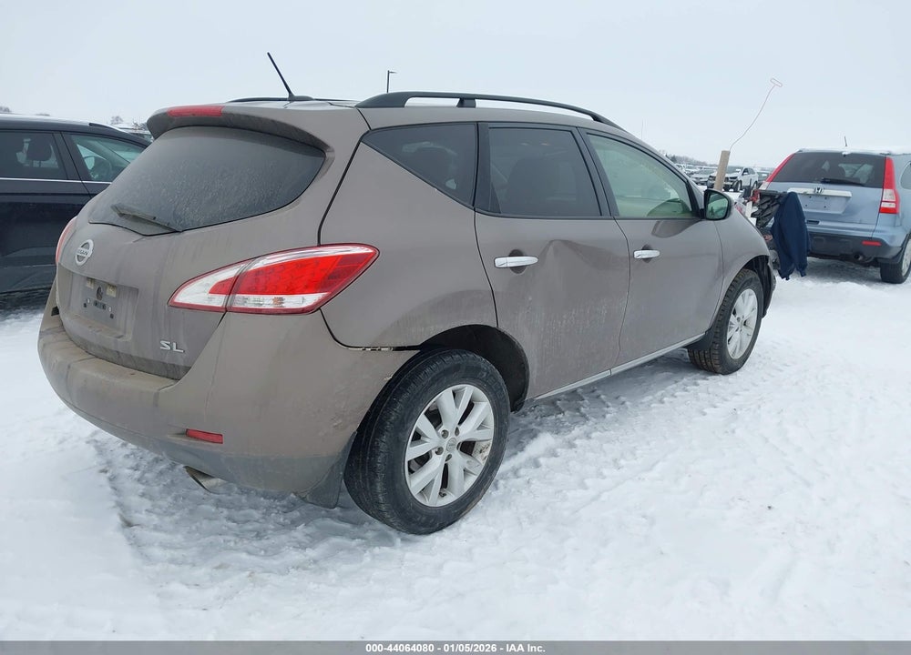 2014 NISSAN MURANO SL VIN: JN8AZ1MU5EW410007