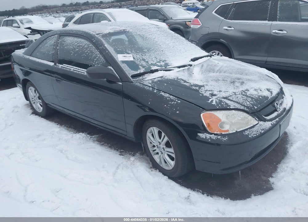 2001 HONDA CIVIC LX VIN: 1HGEM225X1L044829
