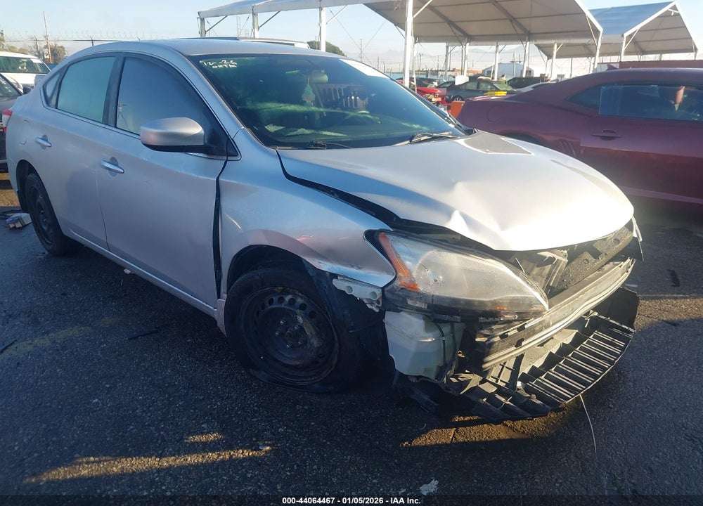 2015 NISSAN SENTRA S VIN: 3N1AB7AP6FY330438
