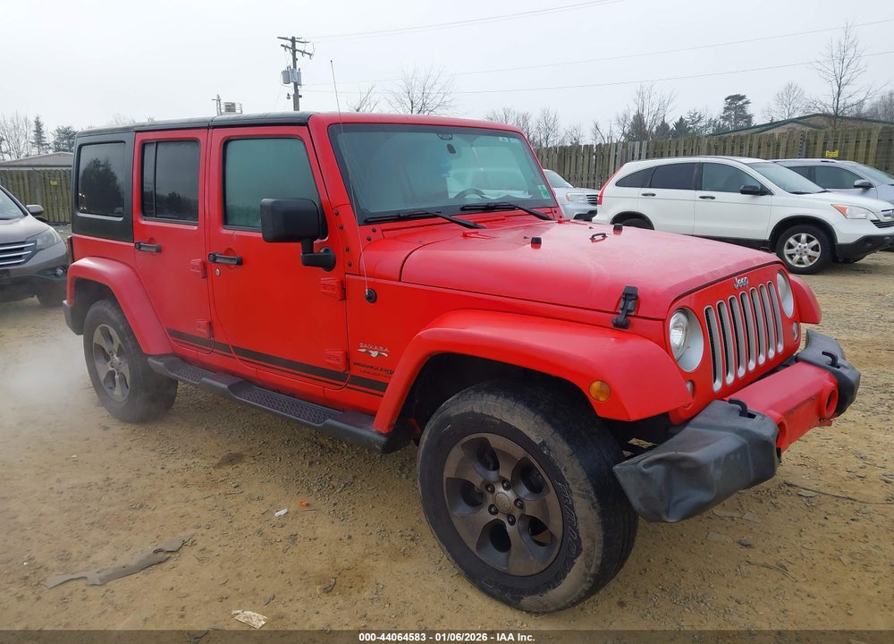 2018 JEEP WRANGLER JK UNLIMITED SAHARA 4X4 VIN: 1C4BJWEG3JL935785
