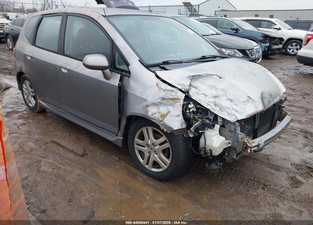2007 HONDA FIT SPORT VIN: JHMGD37687S067439