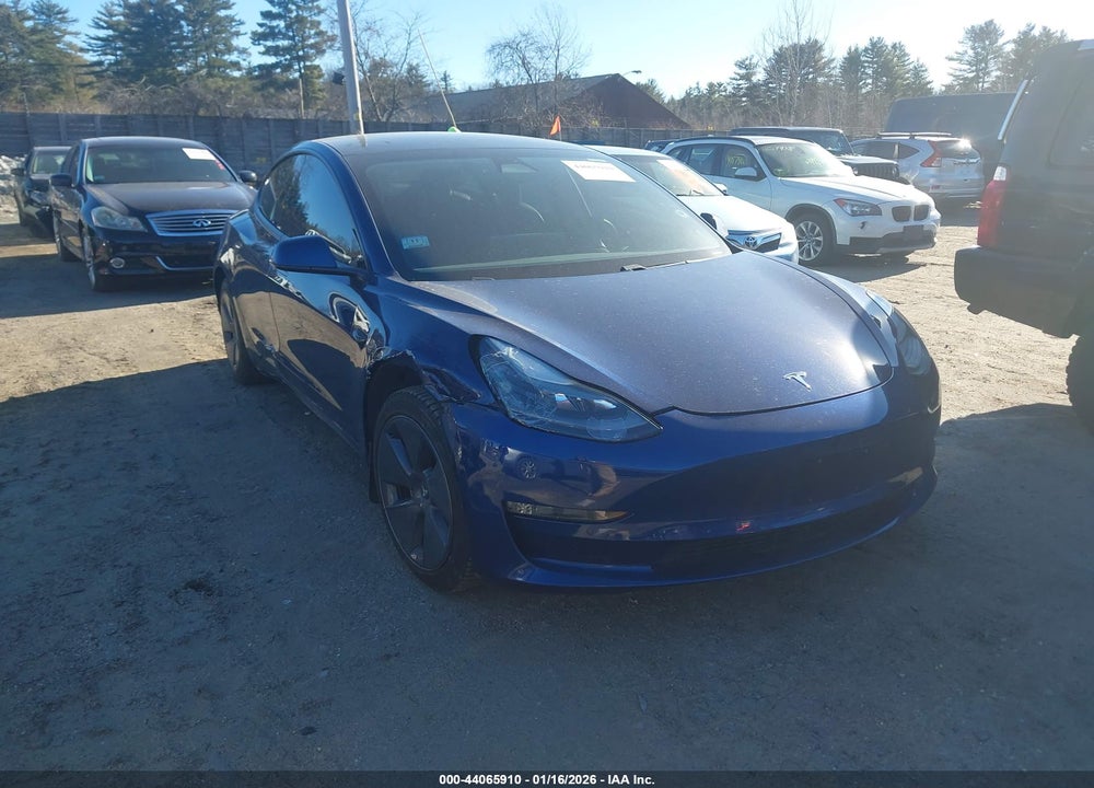 2021 TESLA MODEL 3 STANDARD RANGE PLUS REAR-WHEEL DRIVE VIN: 5YJ3E1EA7MF060502