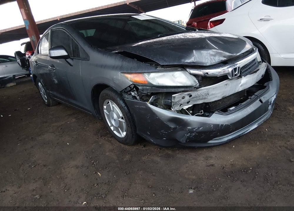 2012 HONDA CIVIC HF VIN: 2HGFB2F65CH315275