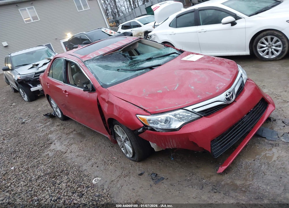 2012 TOYOTA CAMRY XLE V6 VIN: 4T1BK1FK8CU512938