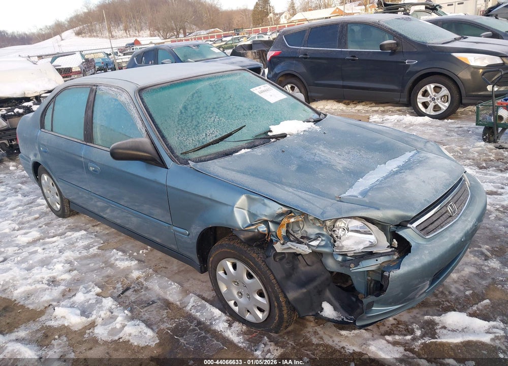 2000 HONDA CIVIC VALUE PACKAGE VIN: 2HGEJ6616YH549734