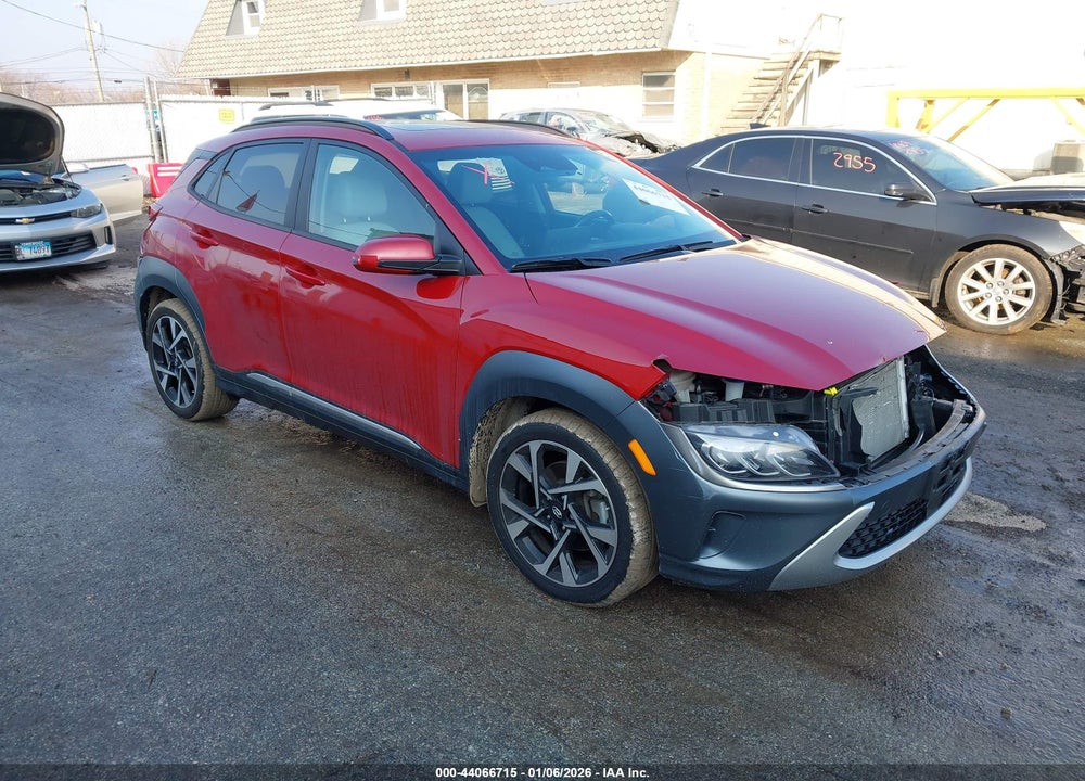 2022 HYUNDAI KONA LIMITED VIN: KM8K5CA38NU900659