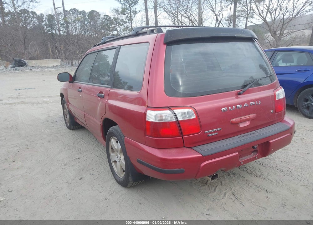 2001 SUBARU FORESTER S VIN: JF1SF65651H715114