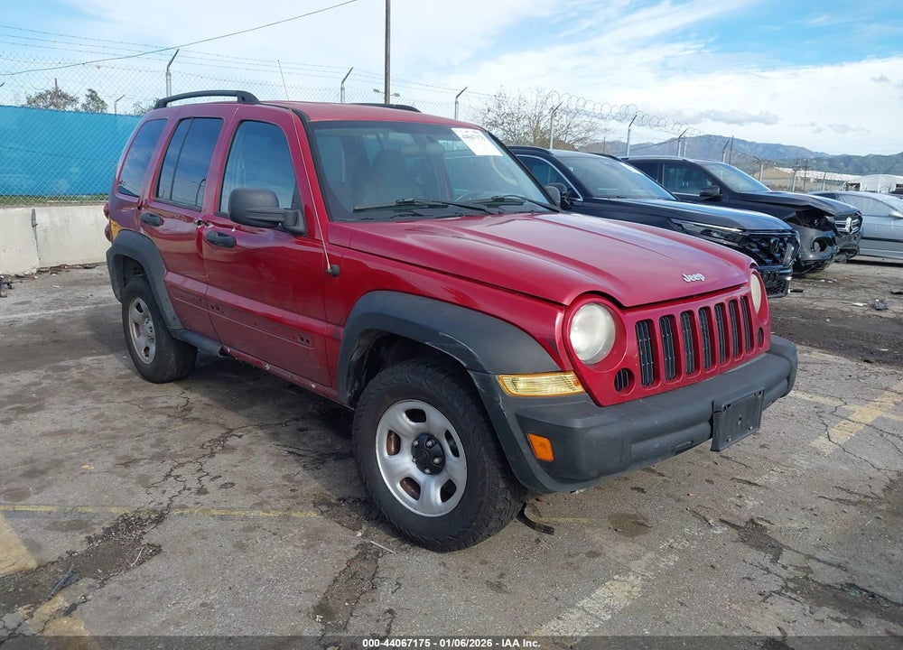 2007 JEEP LIBERTY SPORT VIN: 1J4GL48K07W694080