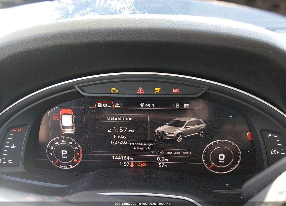 2017 AUDI Q7 3.0T PREMIUM VIN: WA1VAAF79HD019206