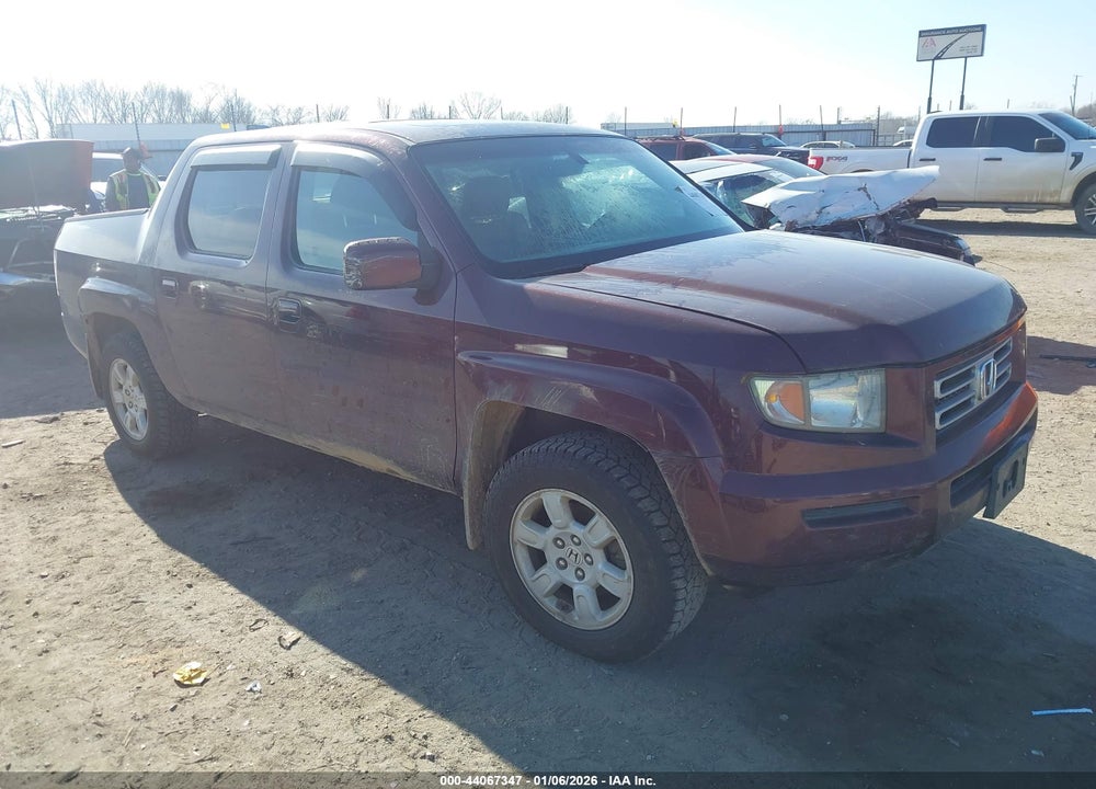 2007 HONDA RIDGELINE RTL VIN: 2HJYK16557H535400