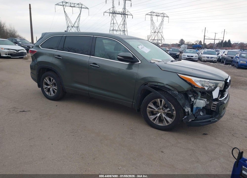 2014 TOYOTA HIGHLANDER LE PLUS V6 VIN: 5TDBKRFH7ES054193