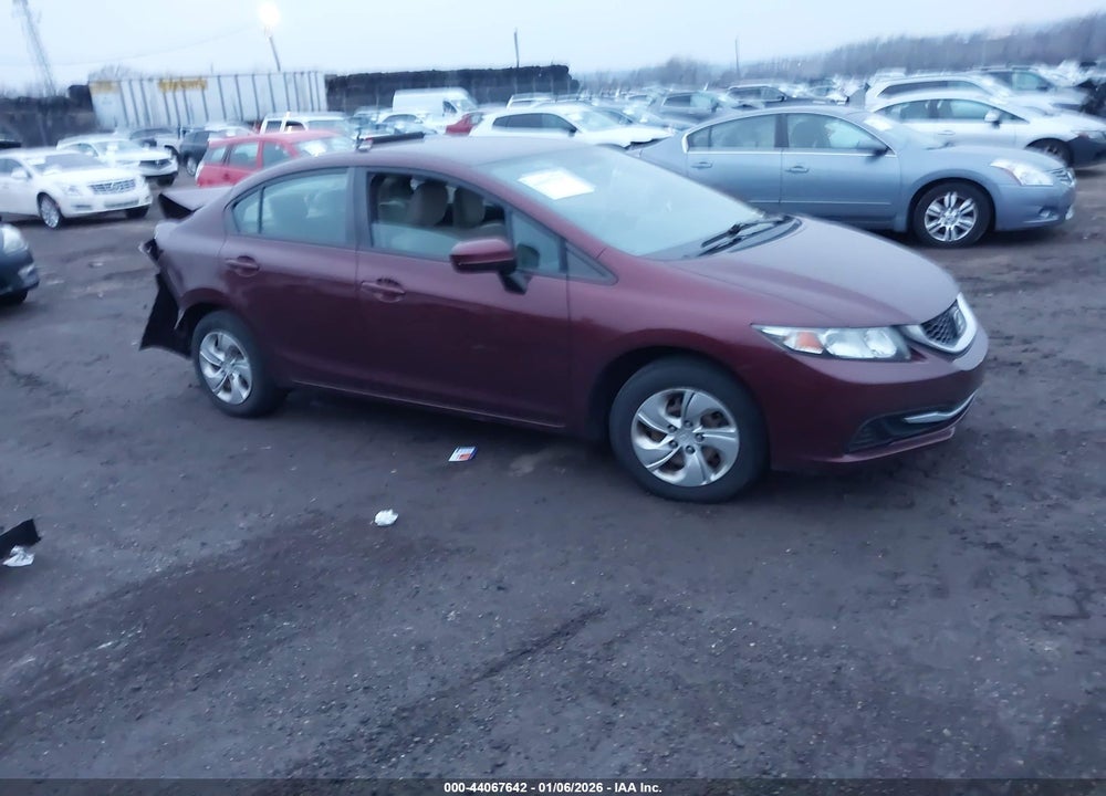 2014 HONDA CIVIC LX VIN: 19XFB2F51EE255158