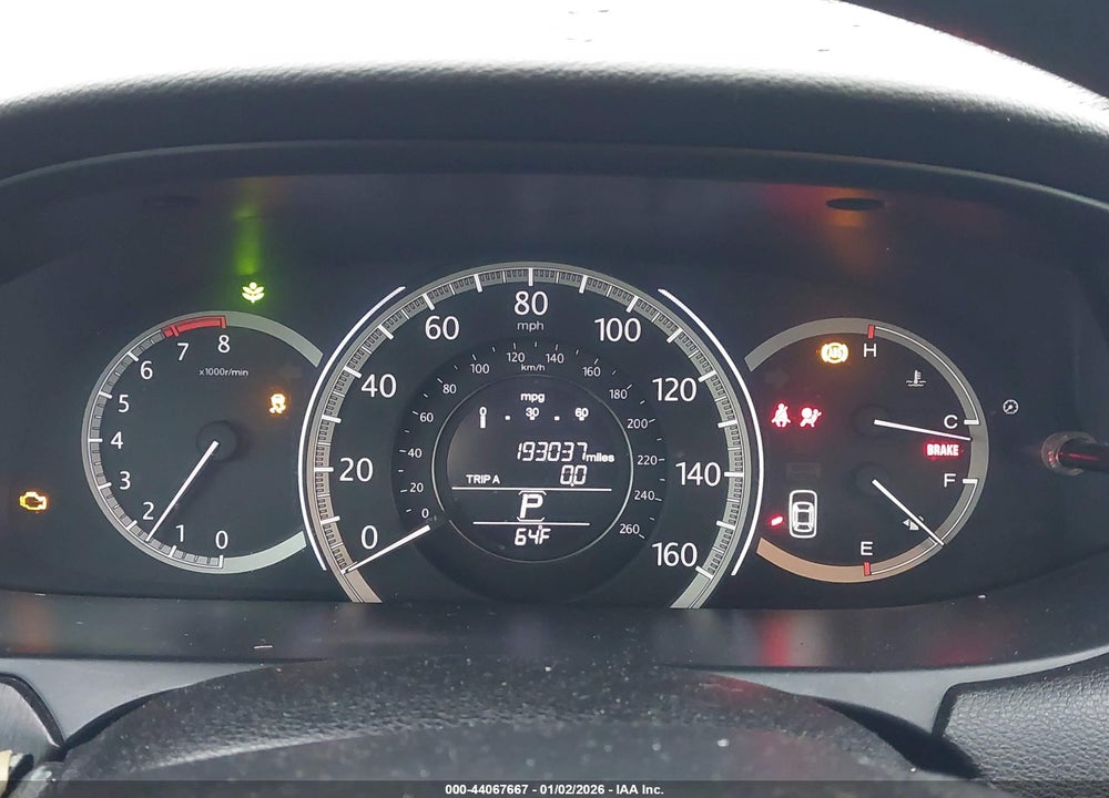 2013 HONDA ACCORD EX VIN: 1HGCR2F71DA007558