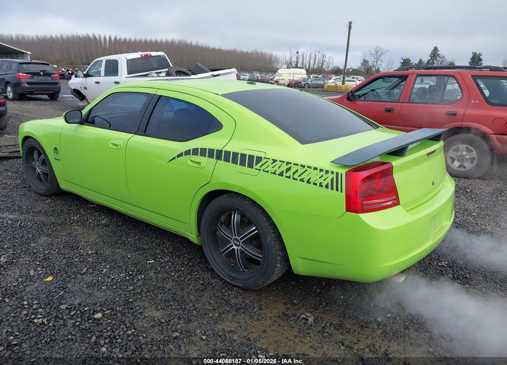 2007 DODGE CHARGER RT VIN: 2B3LA53H47H720823